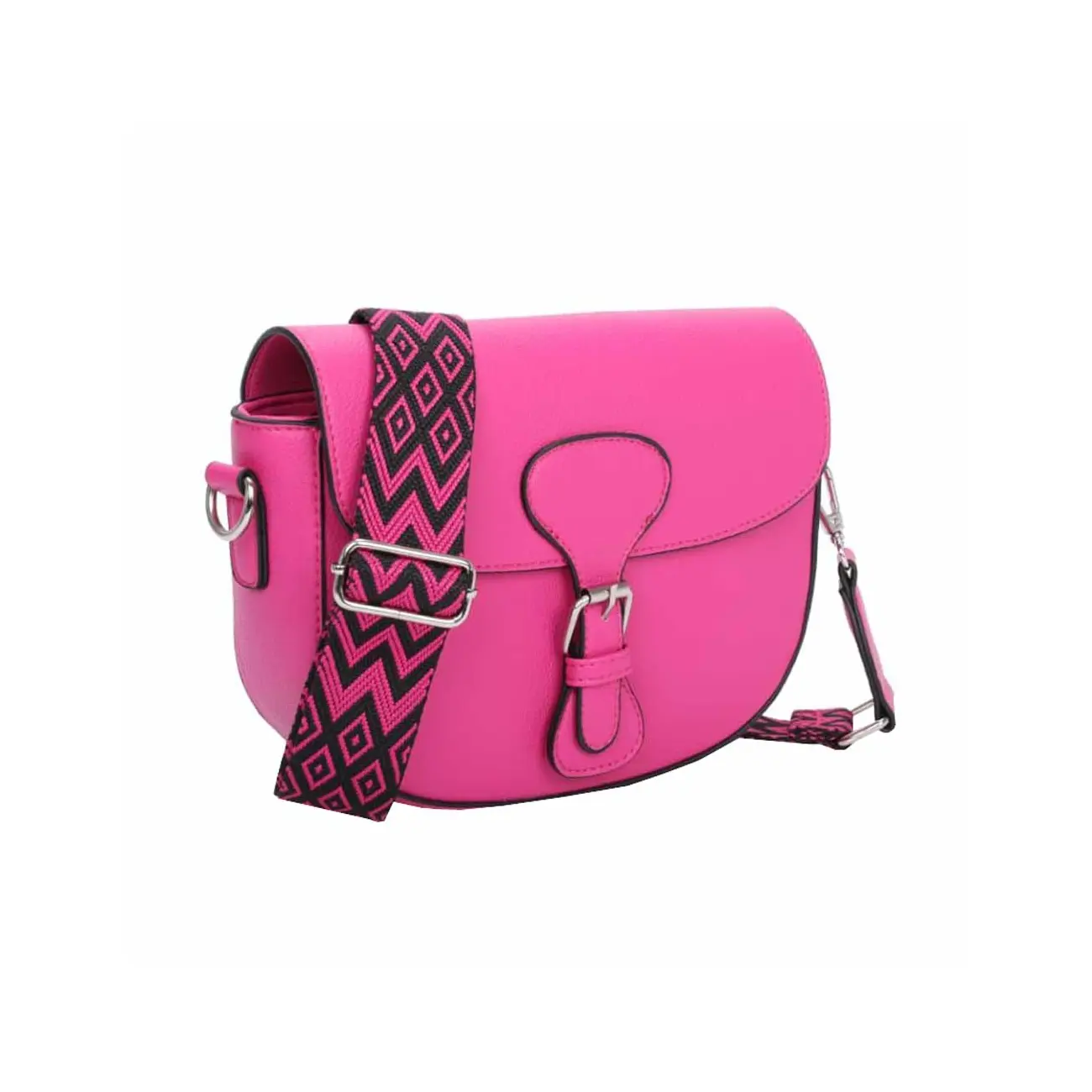 OBC Damen Tasche Schultertasche Crossbody Umhängetasche CrossOver Handtasche Überschlagtasche Bodybag Abend Freizeit Reise