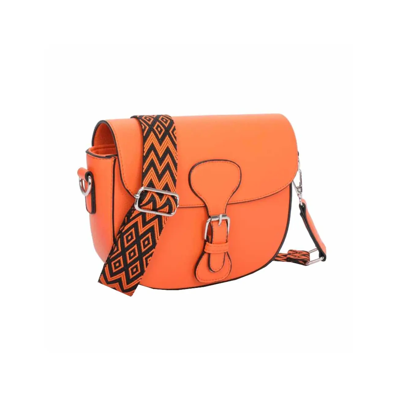 OBC Damen Tasche Schultertasche Crossbody Umhängetasche CrossOver Handtasche Überschlagtasche Bodybag Abend Freizeit Reise