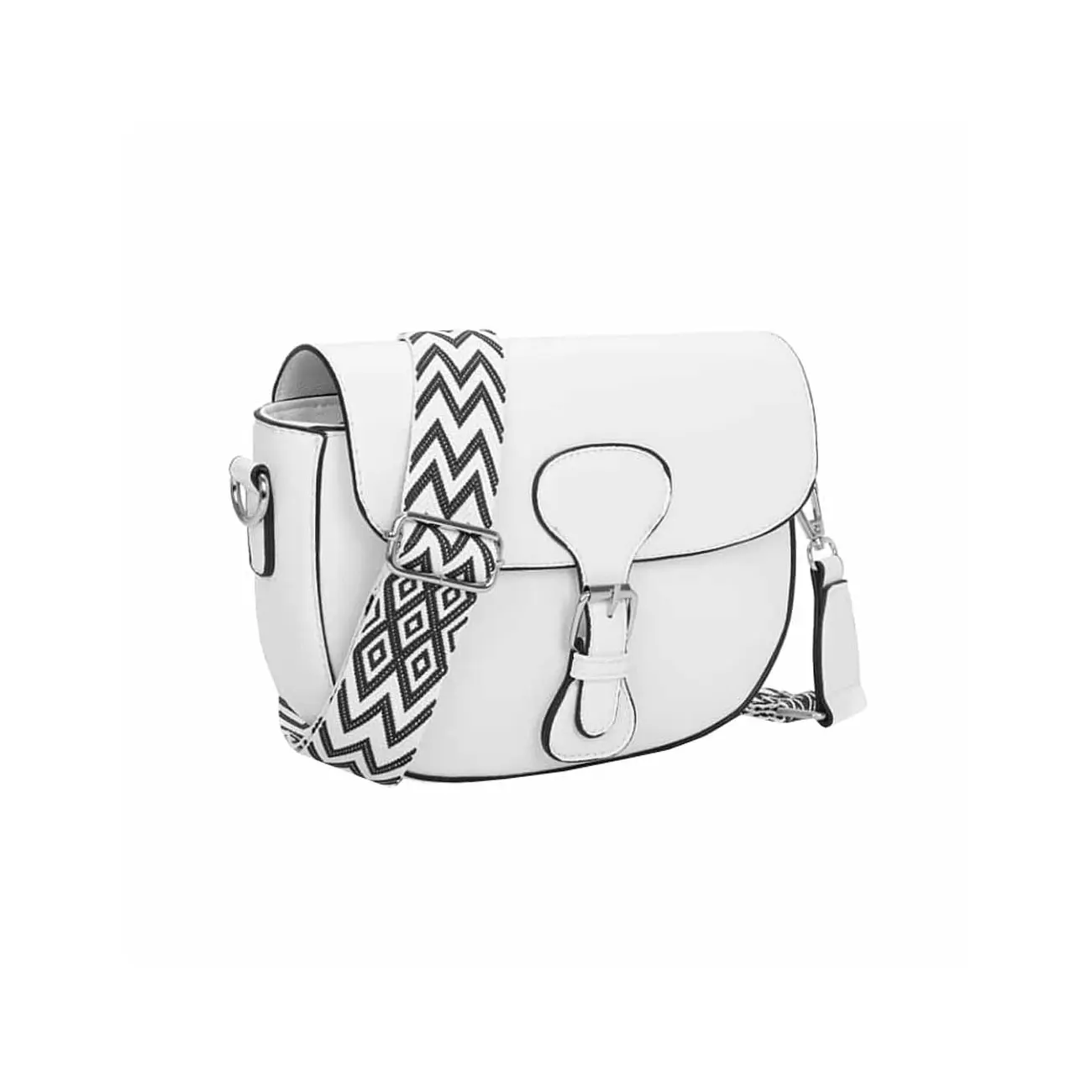 OBC Damen Tasche Schultertasche Crossbody Umhängetasche CrossOver Handtasche Überschlagtasche Bodybag Abend Freizeit Reise