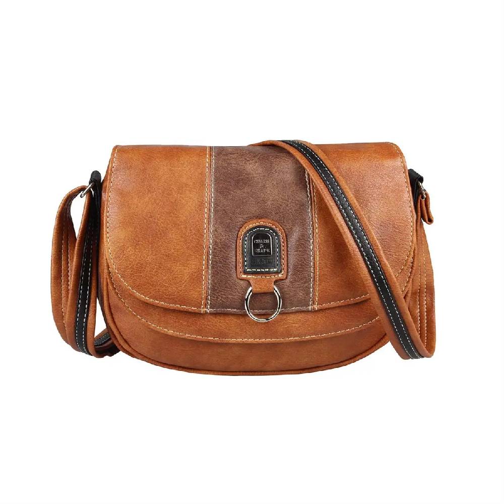 OBC Damen Tasche Schultertasche Shopper Leder Optik Crossbody Umhängetasche Crossover Beuteltasche Reisetasche