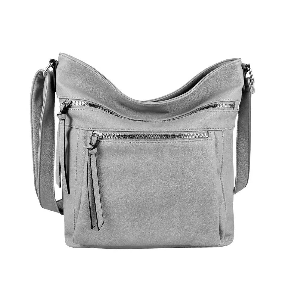 OBC DAMEN TASCHE Schultertasche Shopper Umhängetasche CrossOver Crossbody Henkeltasche Beuteltasche Handtasche Hobo Bag Reise Kunst-Leder