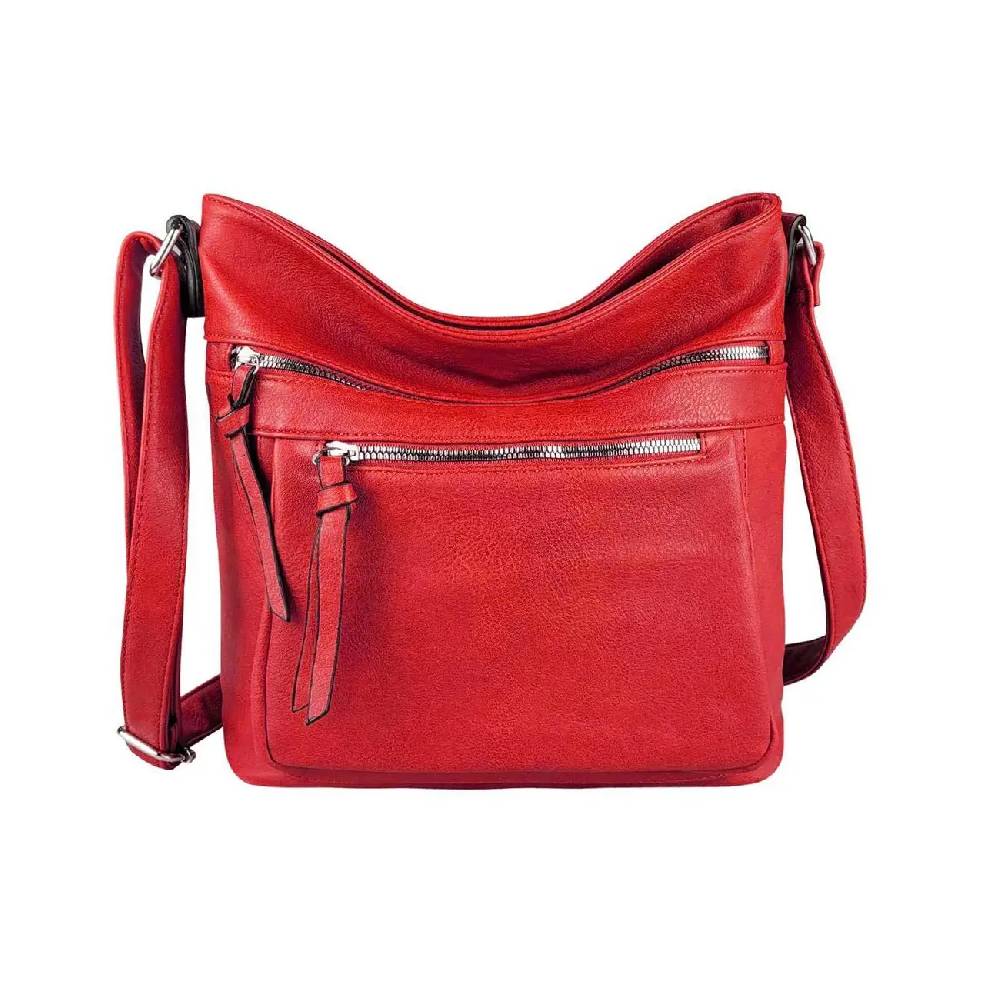 OBC DAMEN TASCHE Schultertasche Shopper Umhängetasche CrossOver Crossbody Henkeltasche Beuteltasche Handtasche Hobo Bag Reise Kunst-Leder