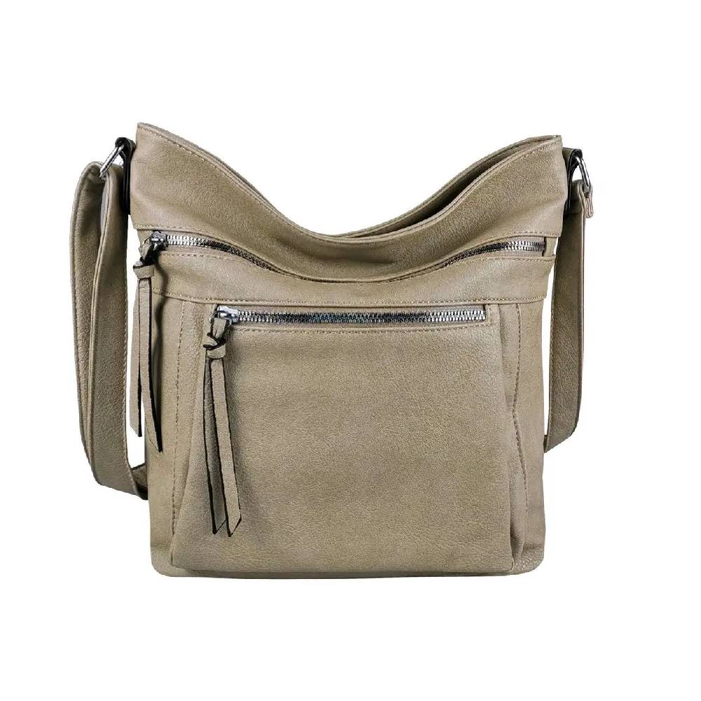 OBC DAMEN TASCHE Schultertasche Shopper Umhängetasche CrossOver Crossbody Henkeltasche Beuteltasche Handtasche Hobo Bag Reise Kunst-Leder