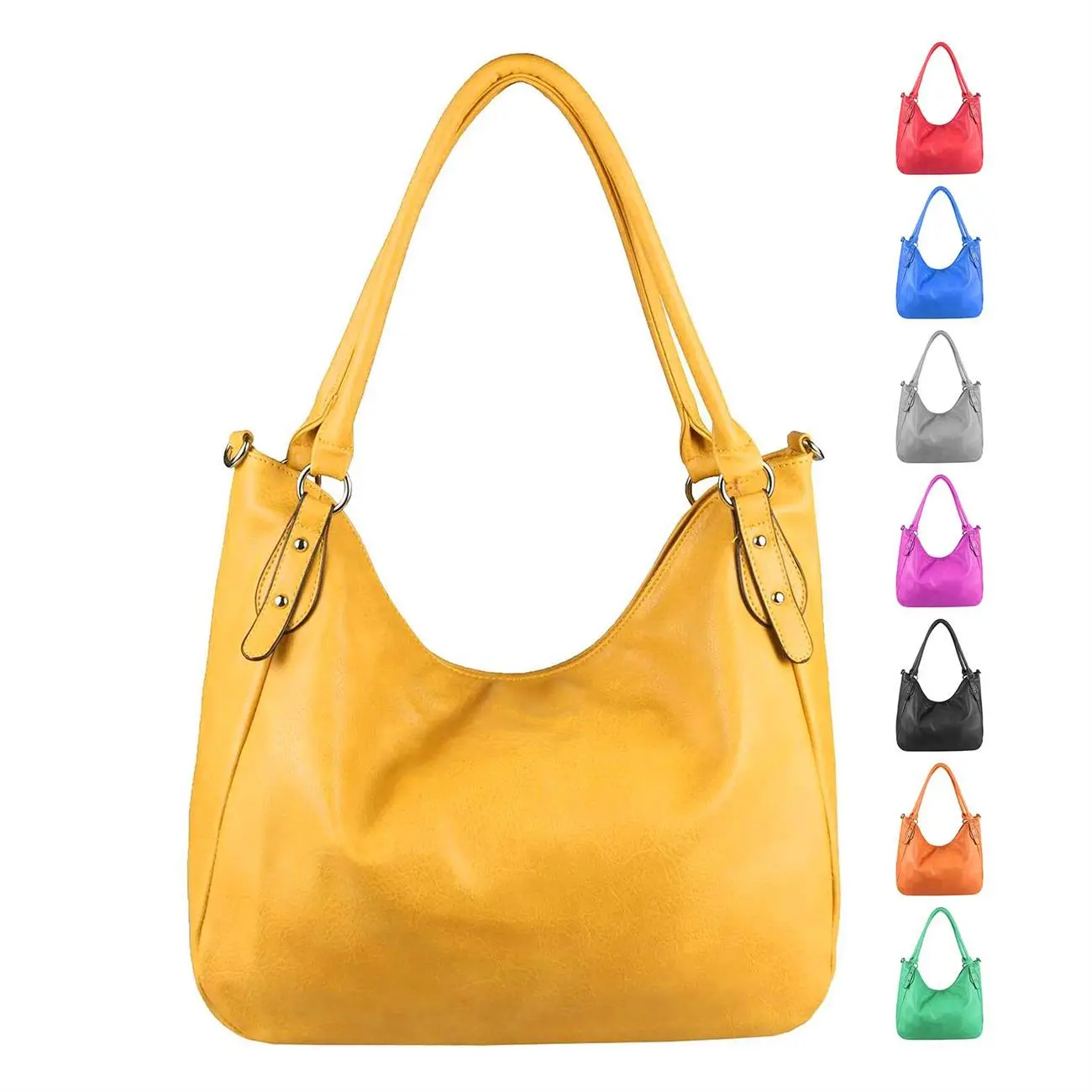 OBC DAMEN TASCHE Schultertasche XXL Shopper Umhängetasche Beuteltasche Crossover Hobo Bag