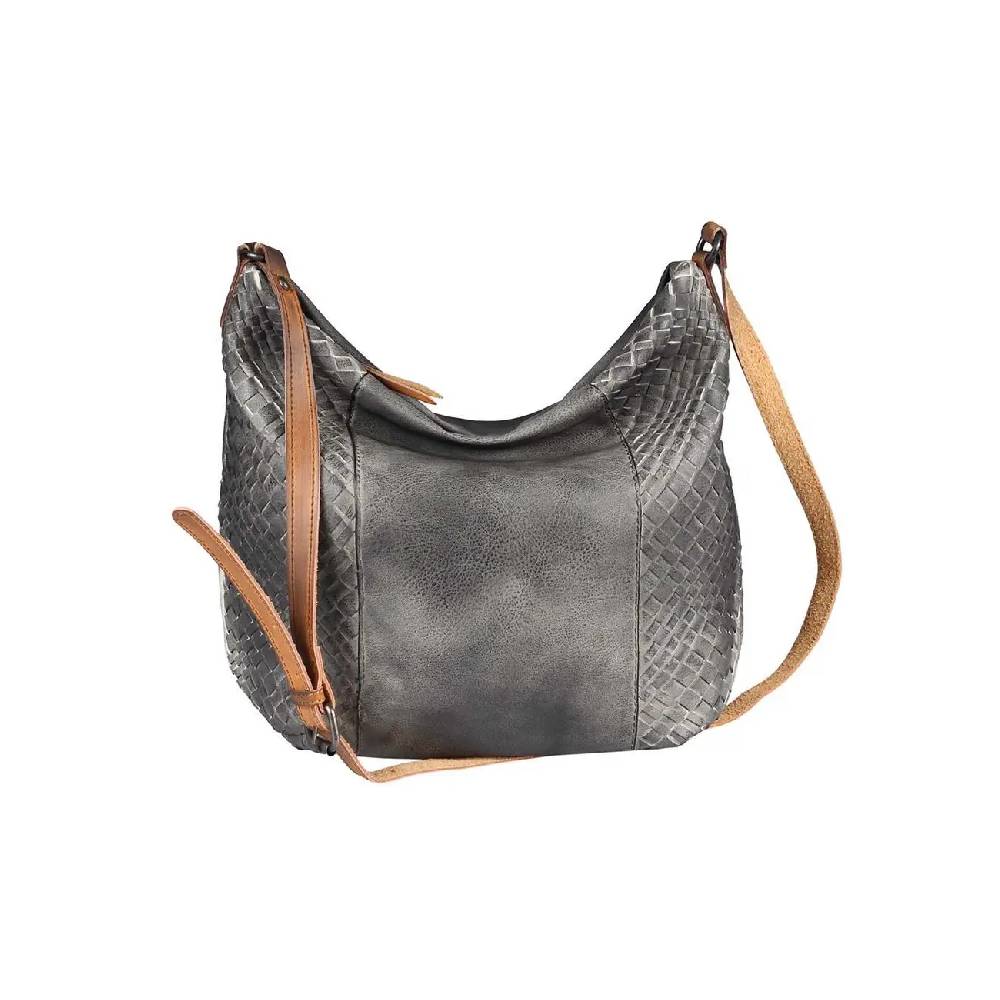 OBC DAMEN TASCHE SHOPPER Flechtoptik Ledertasche Hobo Bag Schultertasche Umhängetasche CrossOver CROSSBODY Henkeltasche Beuteltasche