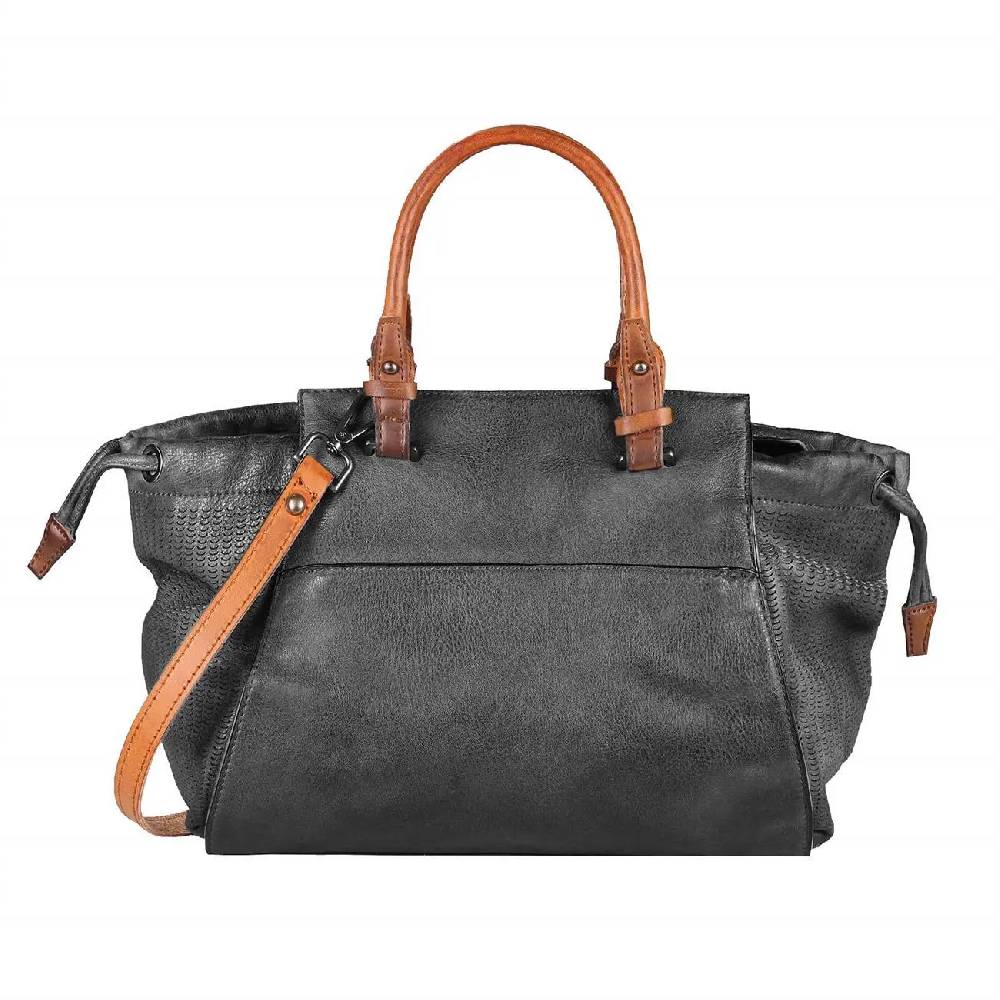 OBC DAMEN TASCHE SHOPPER Handtasche Schultertasche Umhängetache Leder Optik Henkeltasche Beuteltasche Tote Bag