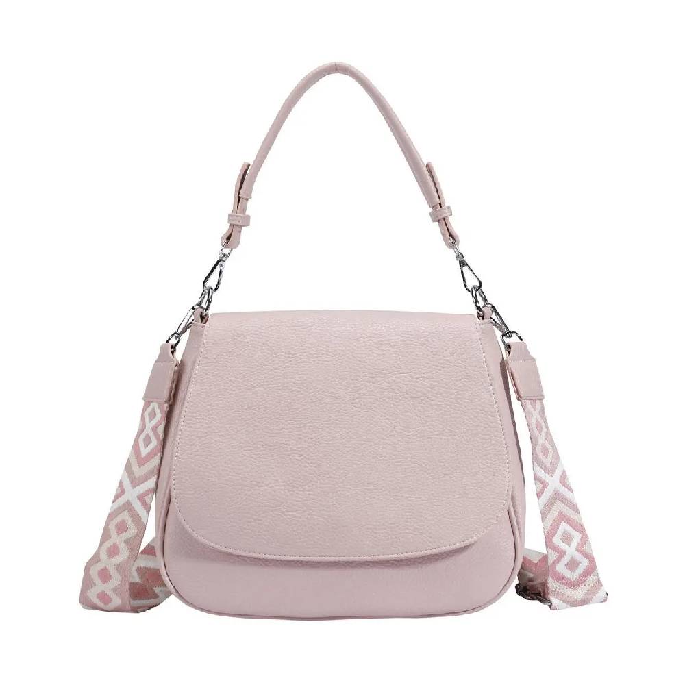 OBC Damen Tasche Shopper Hobo Bag Schultertasche Cross Over Body Bag Umhängetasche Beuteltasche Handtasche Henkeltasche Leder Optik