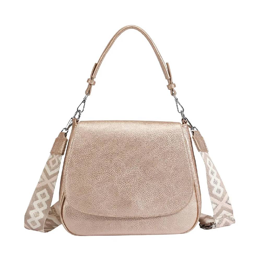 OBC Damen Tasche Shopper Hobo Bag Schultertasche Cross Over Body Bag Umhängetasche Beuteltasche Handtasche Henkeltasche Leder Optik