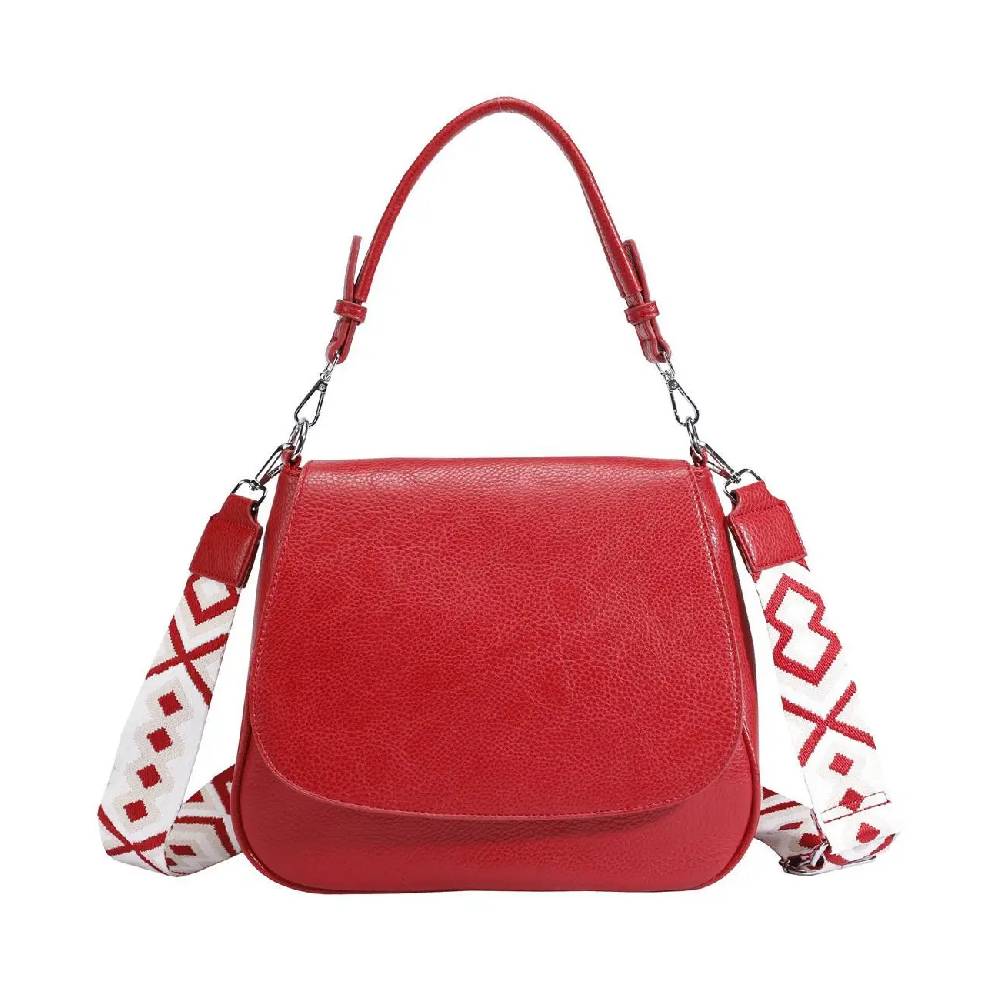 OBC Damen Tasche Shopper Hobo Bag Schultertasche Cross Over Body Bag Umhängetasche Beuteltasche Handtasche Henkeltasche Leder Optik