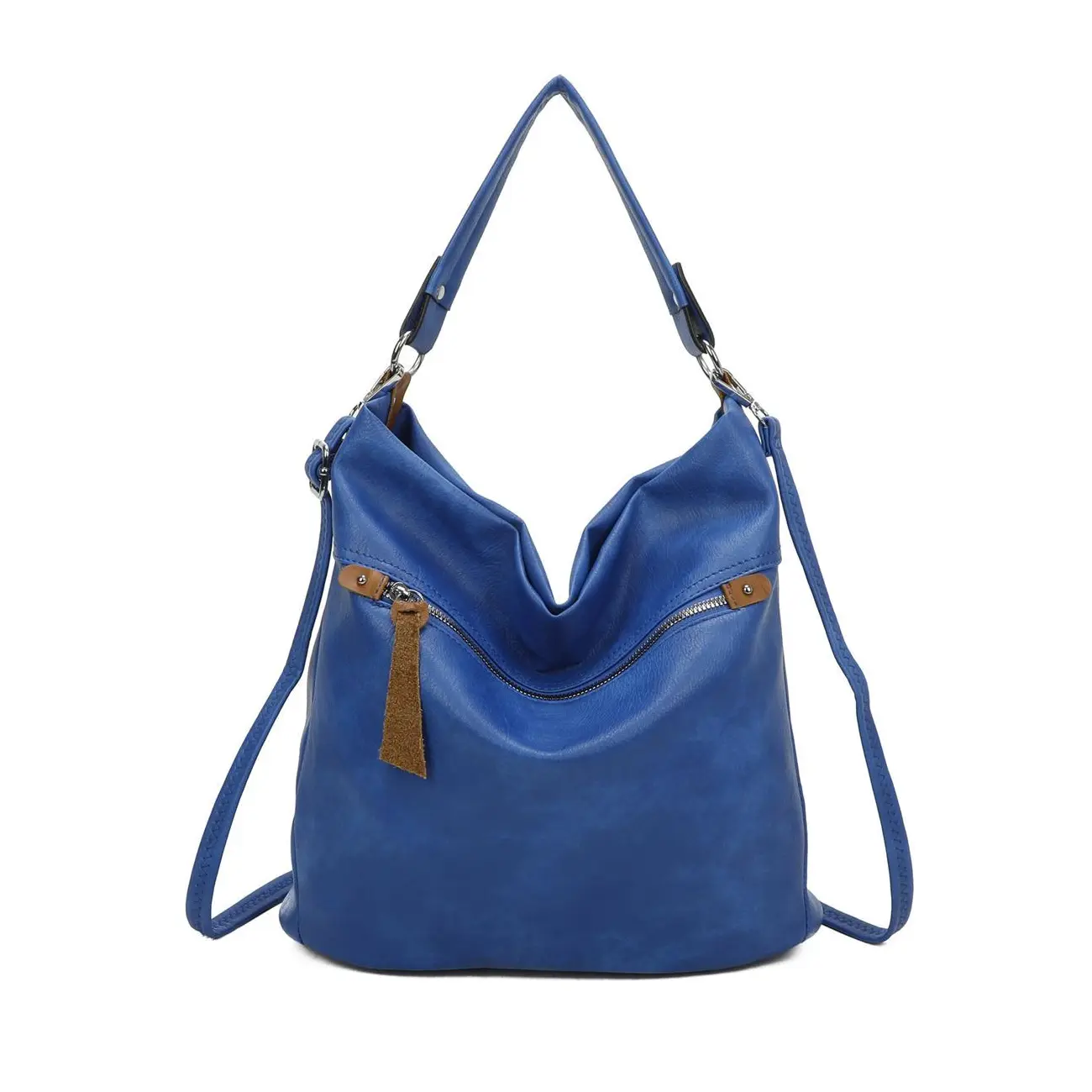 OBC DAMEN TASCHE SHOPPER Hobo-Bag Schultertasche Umhängetasche Handtasche CrossOver Damentasche Beuteltasche Henkeltasche Reise Leder Optik