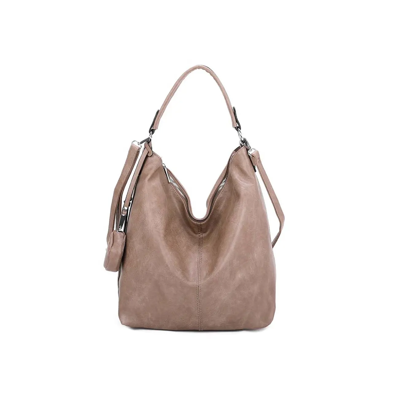 OBC DAMEN TASCHE SHOPPER Hobo-Bag Schultertasche Umhängetasche Handtasche Damentasche Reisetasche Beuteltasche Leder Optik