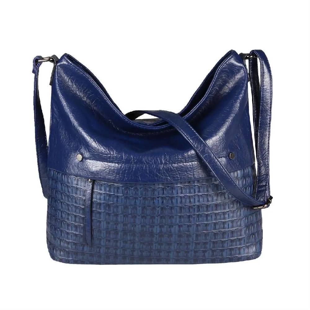 OBC Damen Tasche Umhängetasche Kroko Shopper Schultertasche Crossbody Beuteltasche Leder Optik Crossover Messenger