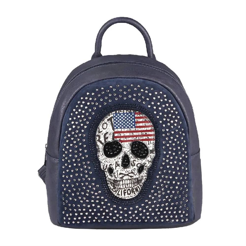 OBC Damen Totenkopf Skull Tasche Schultertasche Rucksack Umhängetasche Handtasche