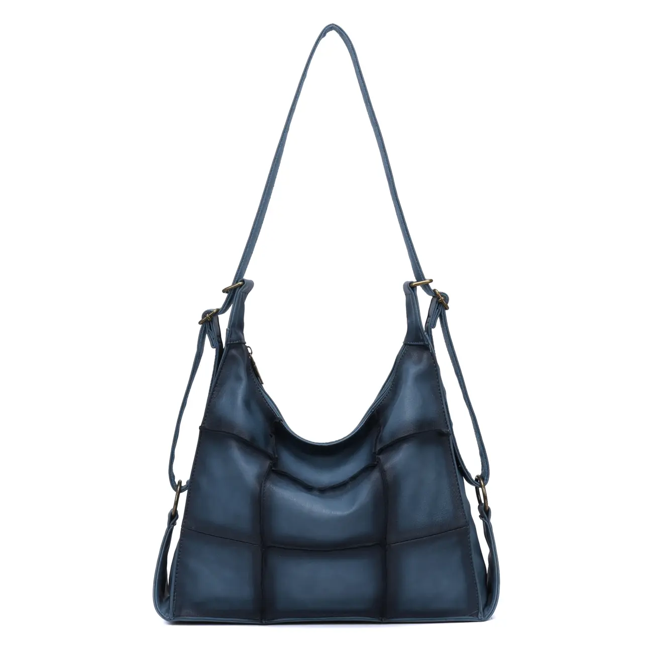 OBC Damen XXL Tasche Shopper Vintage Tote Bag Handtasche Umhängetasche Schultertasche Beuteltasche Leder Optik Reise Hobo Bag Crossbody