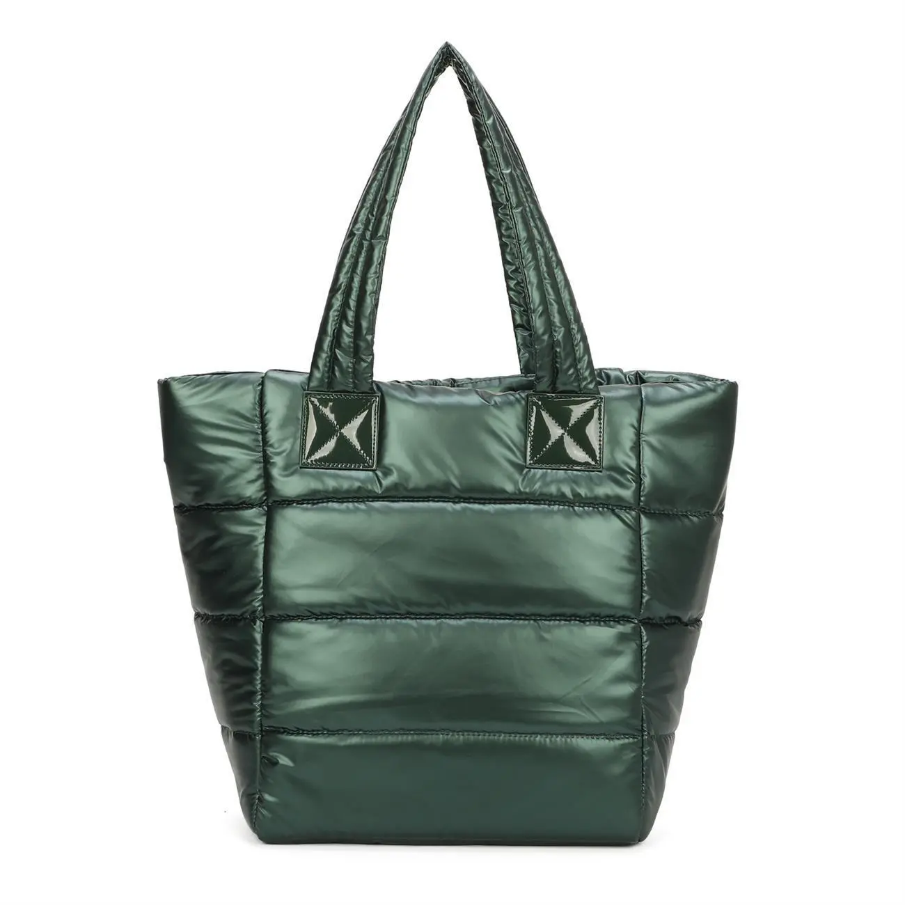 OBC ITALYSHOP24 XXL Damen Tasche Nylontasche Shopper Reisetasche Handtasche Schultertasche Umhängetasche Beuteltasche Weekender Shopping Bag Reisetasche