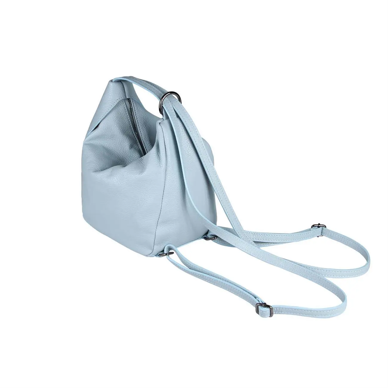 OBC MADE IN ITALY 2in1 DAMEN Echt LEDER TASCHE RUCKSACK Schultertasche Umhängetasche Crossbody Handtasche Henkeltasche Shopper Daypack Backpack