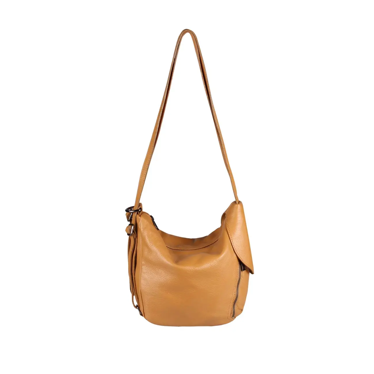 OBC MADE IN ITALY 2in1 DAMEN Echt LEDER TASCHE RUCKSACK Schultertasche Umhängetasche Crossbody Handtasche Henkeltasche Shopper Daypack Backpack