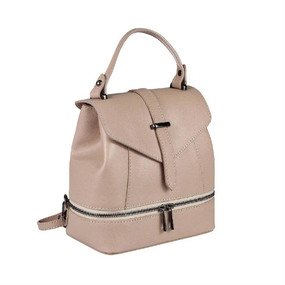 OBC MADE IN ITALY 2in1 DAMEN Echt LEDER TASCHE RUCKSACK Schultertasche Handtasche Umhängetasche Ledertasche Lederrucksack CrossOver Daypack Backpack