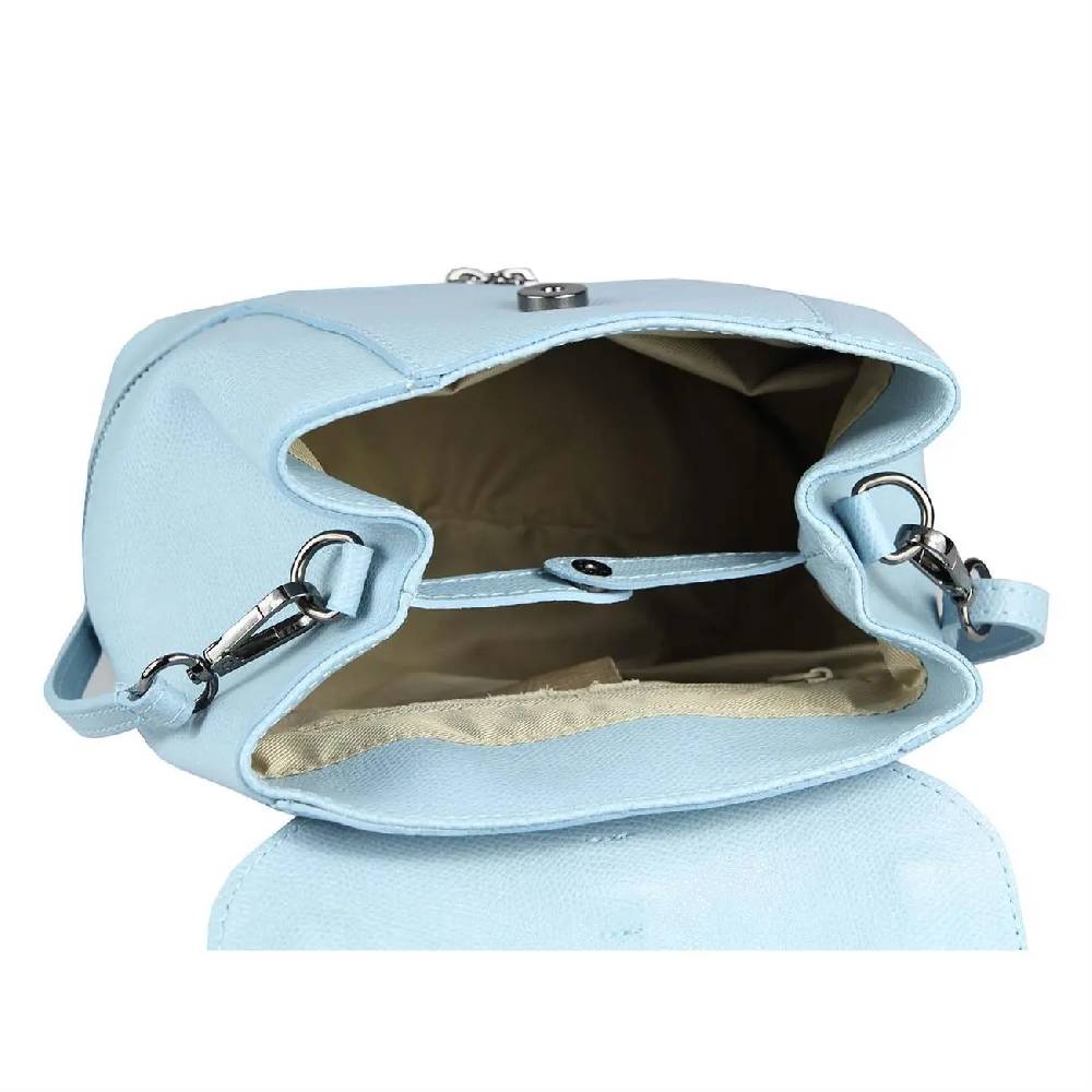 OBC MADE IN ITALY 2in1 DAMEN Echt LEDER TASCHE RUCKSACK Schultertasche Handtasche Umhängetasche Ledertasche Lederrucksack CrossOver Daypack Backpack