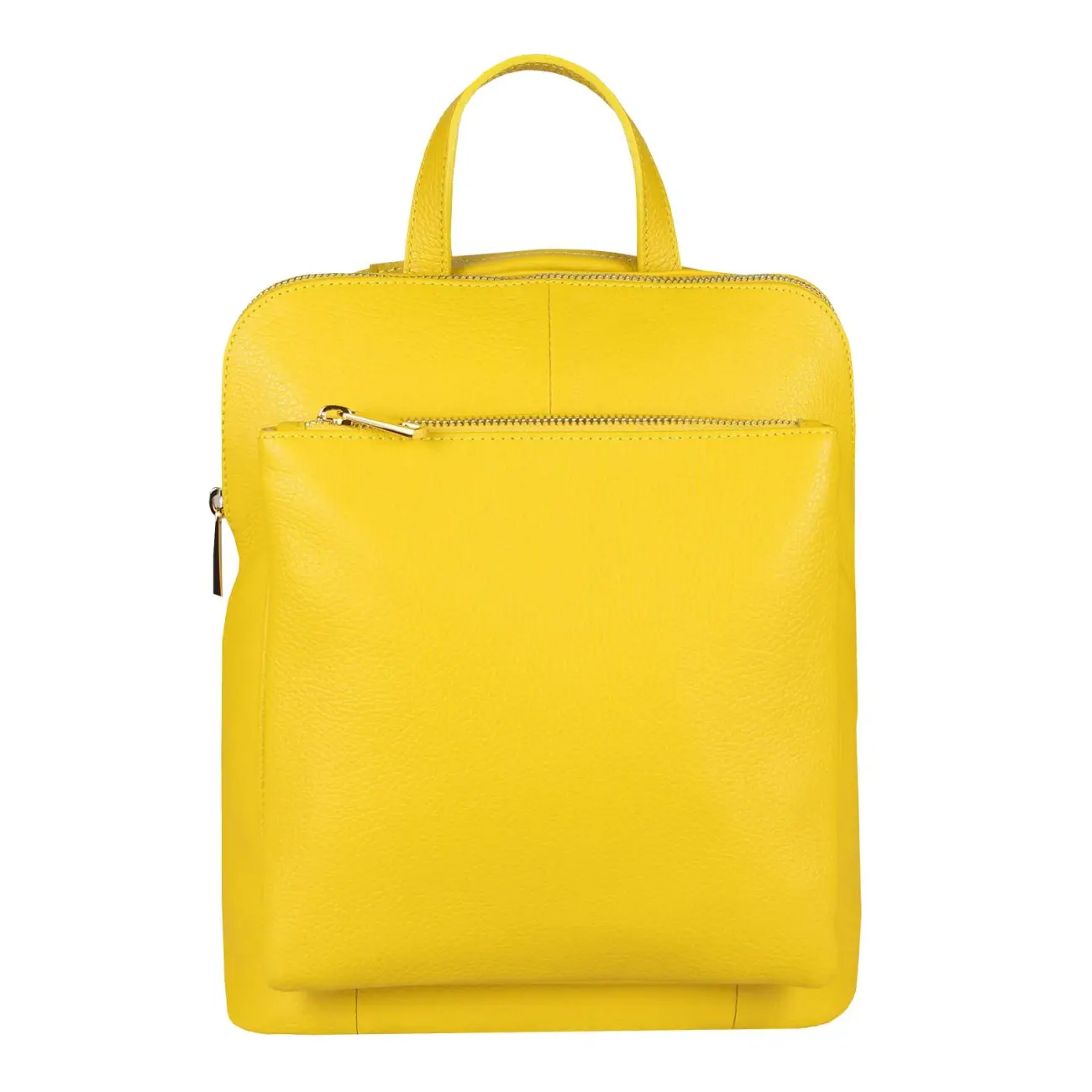 OBC Made In Italy Damen Echt Leder Rucksack Daypack Lederrucksack Tasche Schultertasche Ledertasche Handgepäck Nappaleder