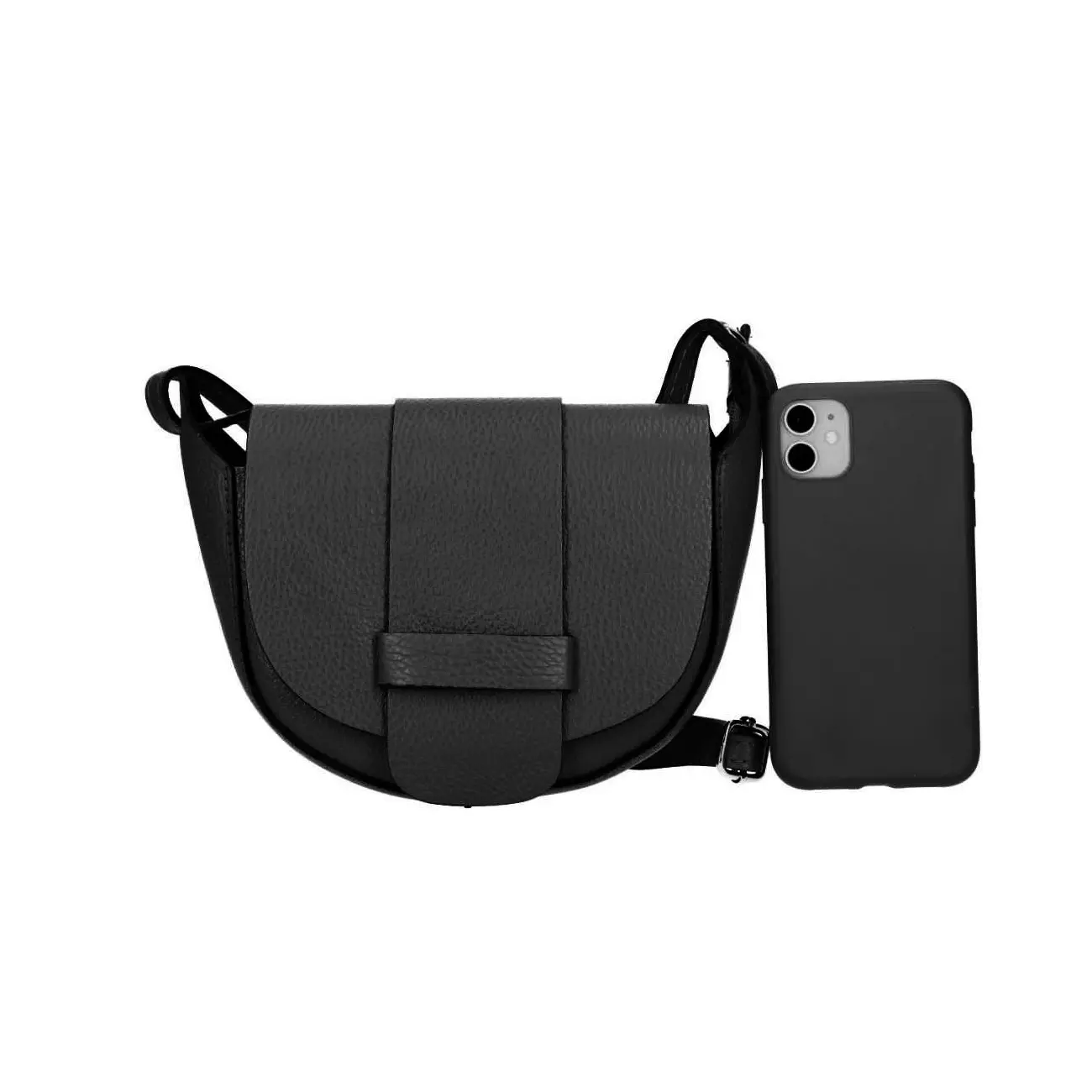 OBC MADE In ITALY DAMEN Echt LEDER TASCHE Umhängetasche Ledertasche Schultertasche