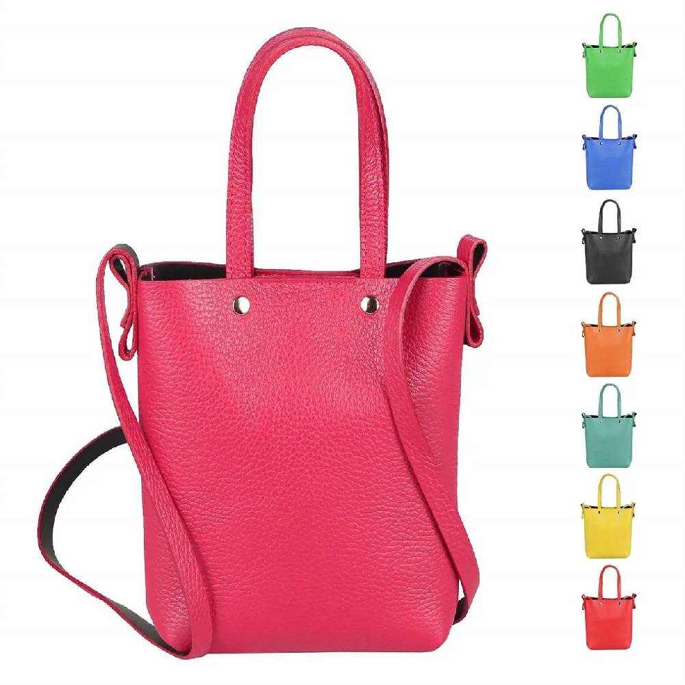 OBC Made in Italy Damen Leder Tasche Crossbody Umhängetasche Schultertasche Crossover Ledertasche Minibag Abendtasche OBC Made in Italy Damen Leder Tasche Crossbody Umhängetasche Schultertasche Crossover Ledertasche Minibag Abendtasche