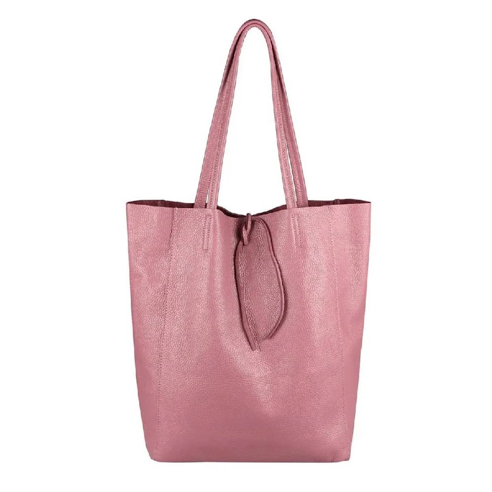 OBC Made In Italy DAMEN LEDER TASCHE DIN-A4 Shopper Schultertasche Henkeltasche Tote Bag
