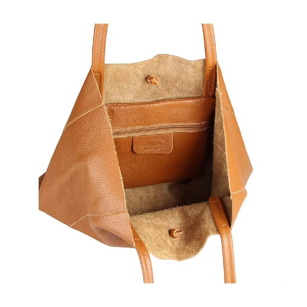 OBC Made In Italy DAMEN LEDER TASCHE DIN-A4 Shopper Schultertasche Henkeltasche Tote Bag