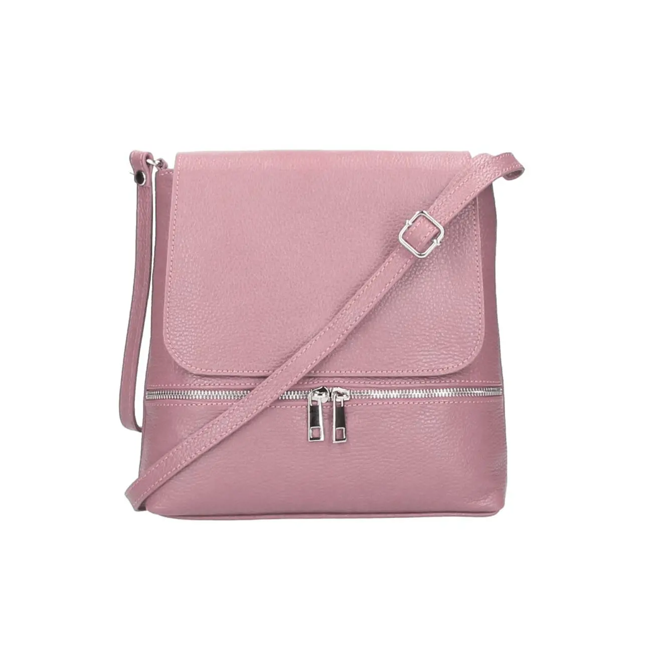 OBC Made In Italy DAMEN LEDER TASCHE Messenger Crossbody Handtasche Schultertasche CrossOver Umhängetasche Shopper Damentasche Überschlagtasche Tablettasche Bis Ca. 7-9 Zoll