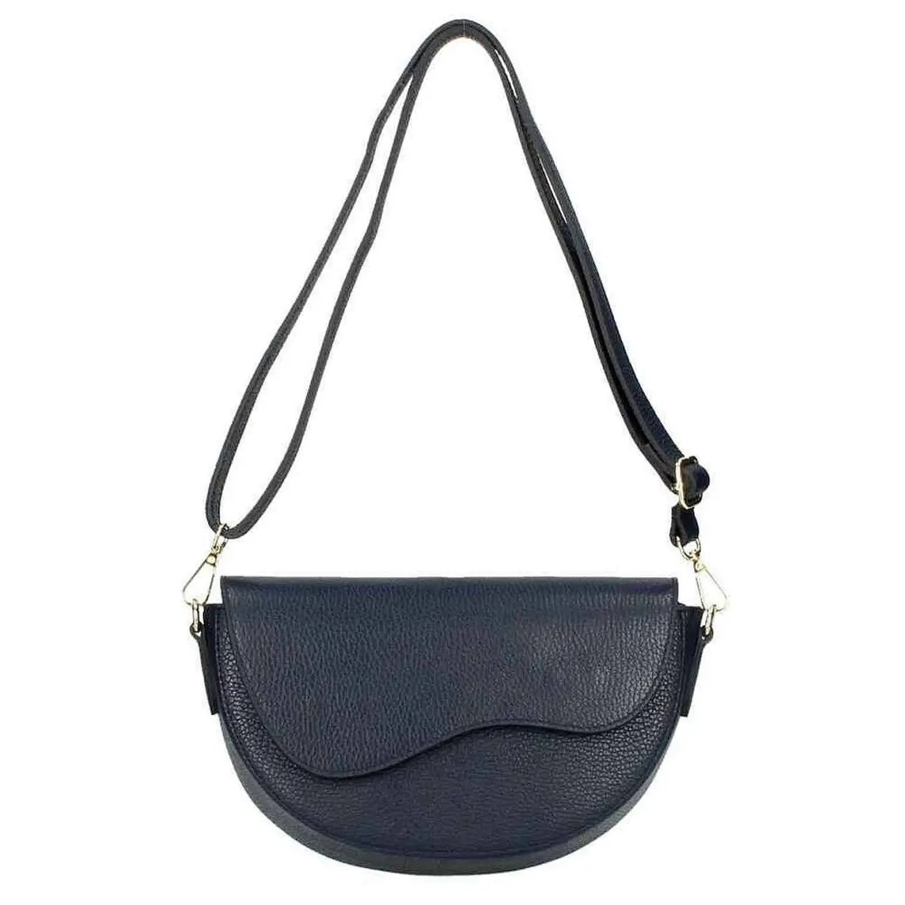 OBC MADE IN ITALY DAMEN LEDER TASCHE Saddle Bag Satteltasche Schultertasche Ledertasche Umhängetasche Brusttasche Cross Over Body