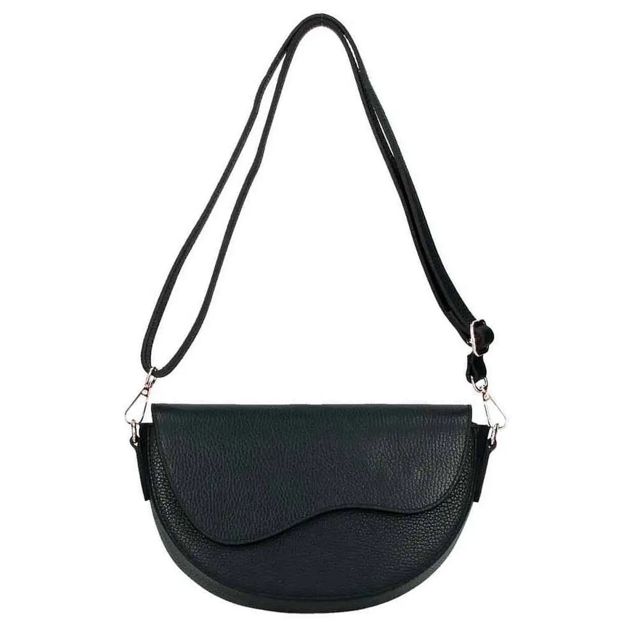 OBC MADE IN ITALY DAMEN LEDER TASCHE Saddle Bag Satteltasche Schultertasche Ledertasche Umhängetasche Brusttasche Cross Over Body