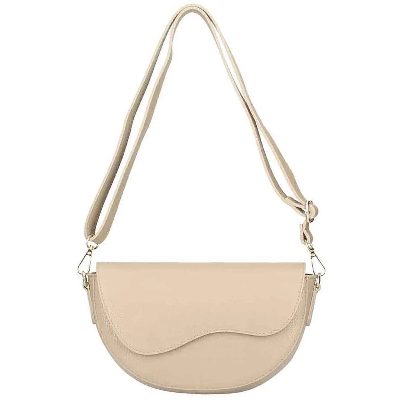 OBC MADE IN ITALY DAMEN LEDER TASCHE Saddle Bag Satteltasche Schultertasche Ledertasche Umhängetasche Brusttasche Cross Over Body