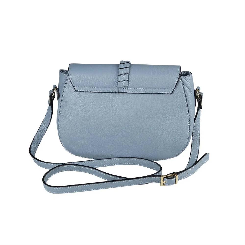 OBC MADE IN ITALY DAMEN LEDER TASCHE Schultertasche Umhängetasche Crossbody Handtasche Abendtasche Henkeltasche CrossOver Clutch