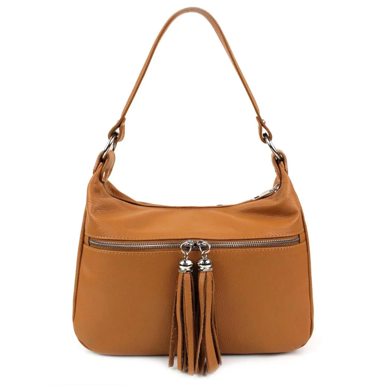 OBC Made In Italy DAMEN LEDER TASCHE Shopper Schultertasche Handtasche Umhängetasche Hobo Bag Umhängetasche Ledertasche Cross-Over