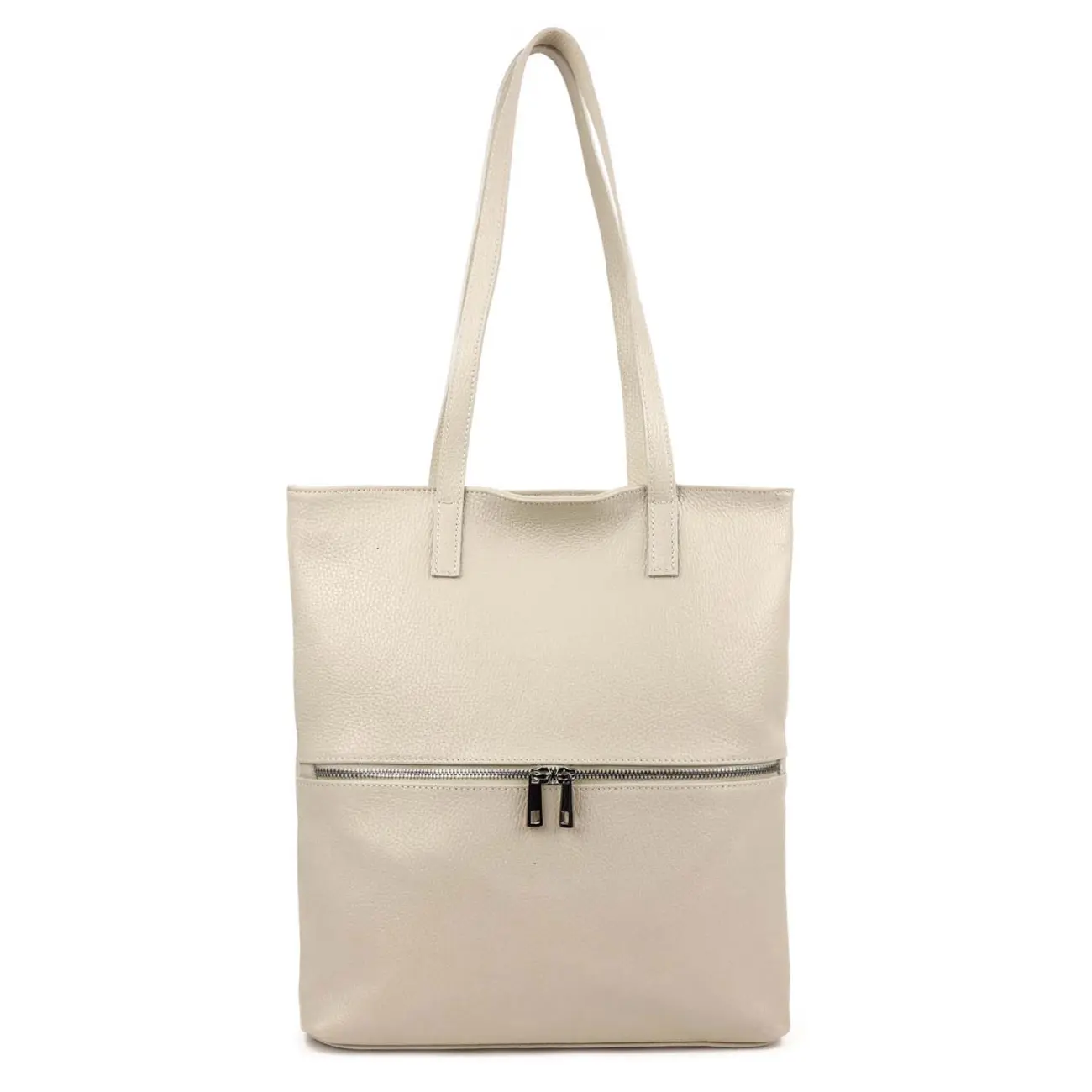 OBC Made In Italy DAMEN LEDER TASCHE SHOPPER Schultertasche Tote Bag Umhängetasche Handtasche DIN-A4