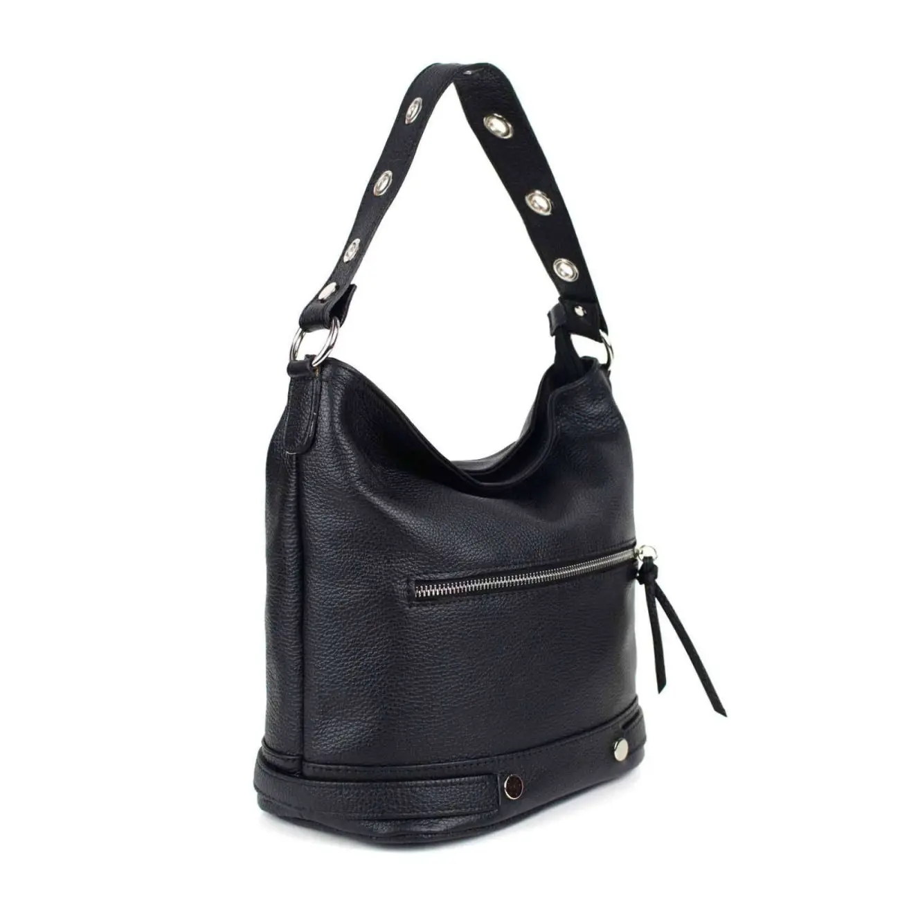 OBC Made In Italy DAMEN LEDER TASCHE SHOPPER Schultertasche City HOBO Bag Cross-Over