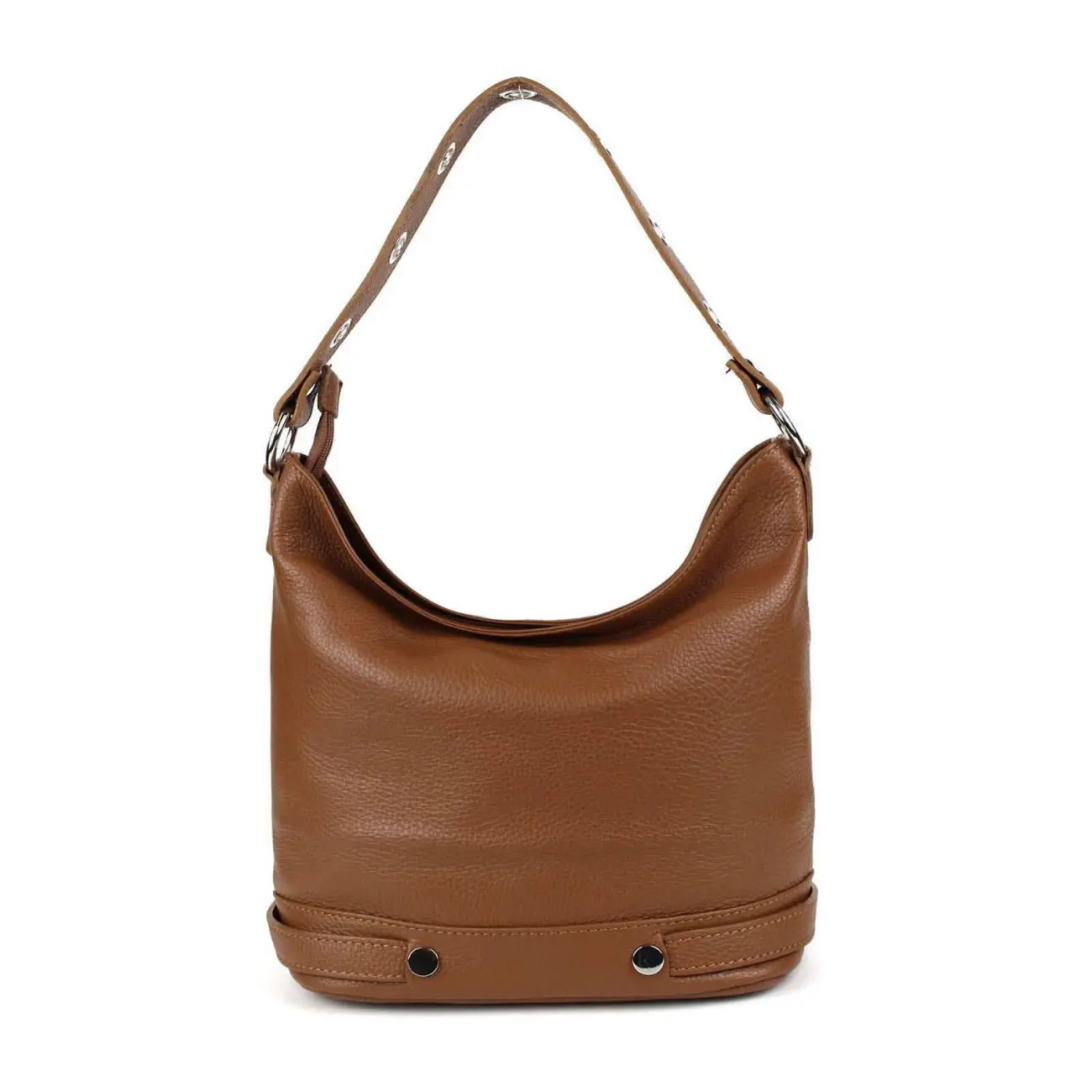 OBC Made In Italy DAMEN LEDER TASCHE SHOPPER Schultertasche City HOBO Bag Cross-Over