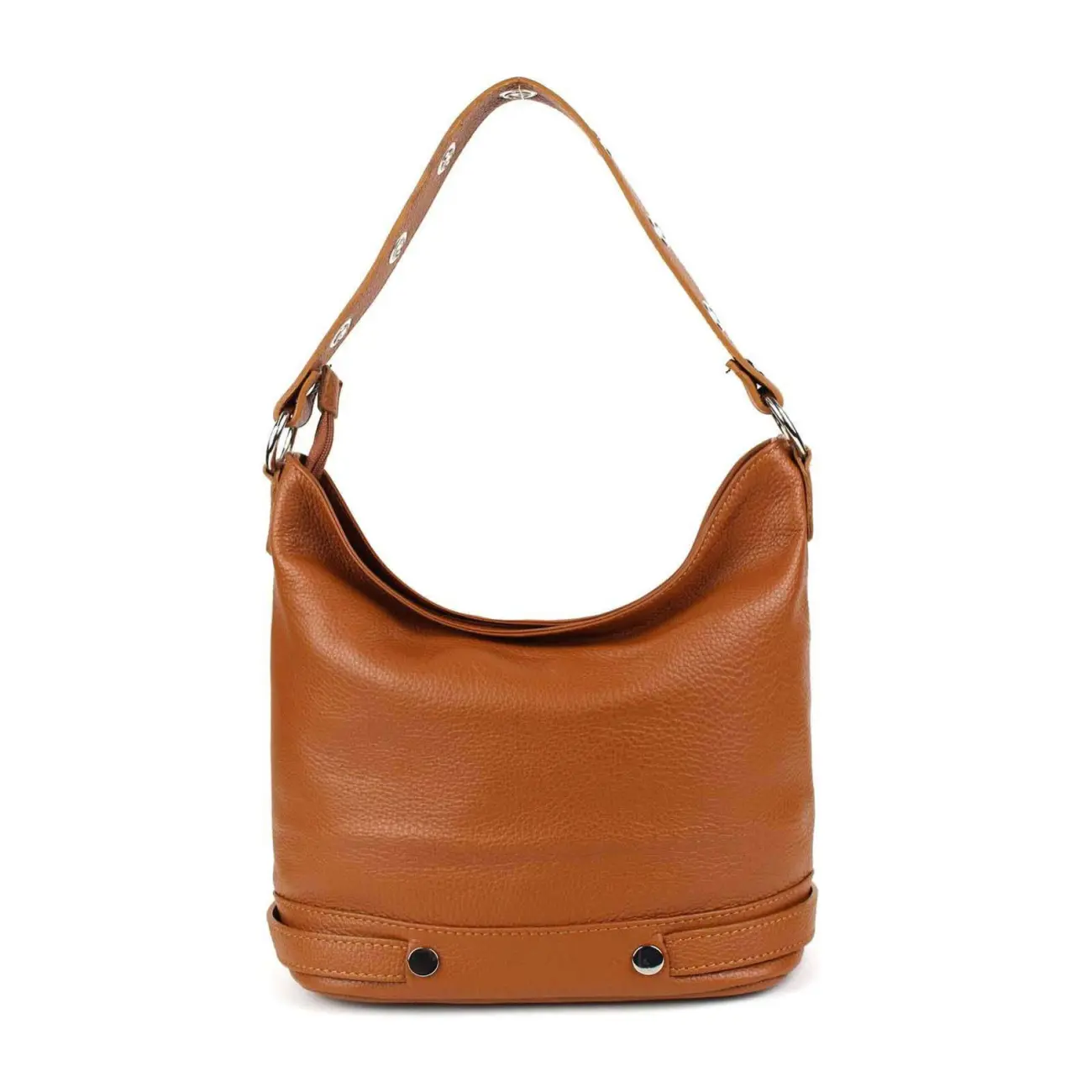 OBC Made In Italy DAMEN LEDER TASCHE SHOPPER Schultertasche City HOBO Bag Cross-Over