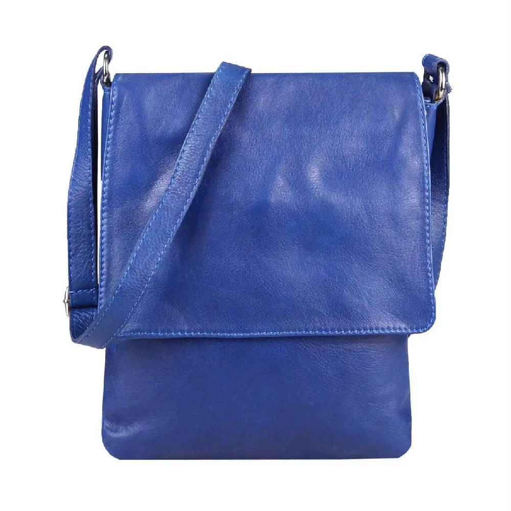 OBC Made In Italy Damen Leder Tasche Umhängetasche Schultertasche Crossbody Handtasche Ledertasche Nappaleder Cross-Over Body Bag Shopping Messenger