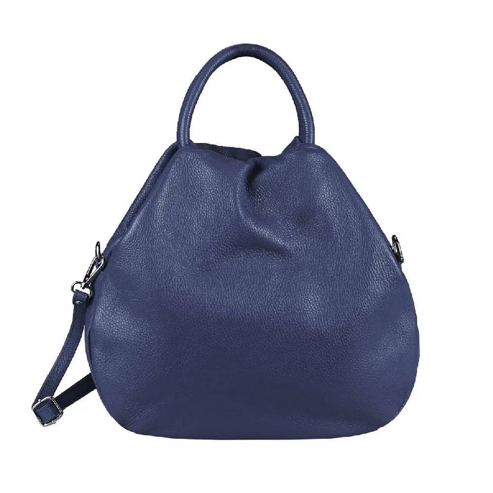 OBC Made In Italy Damen Ledertasche Hobo Bag Shopper Handtasche Umhängetasche Schultertasche Beuteltasche IT11