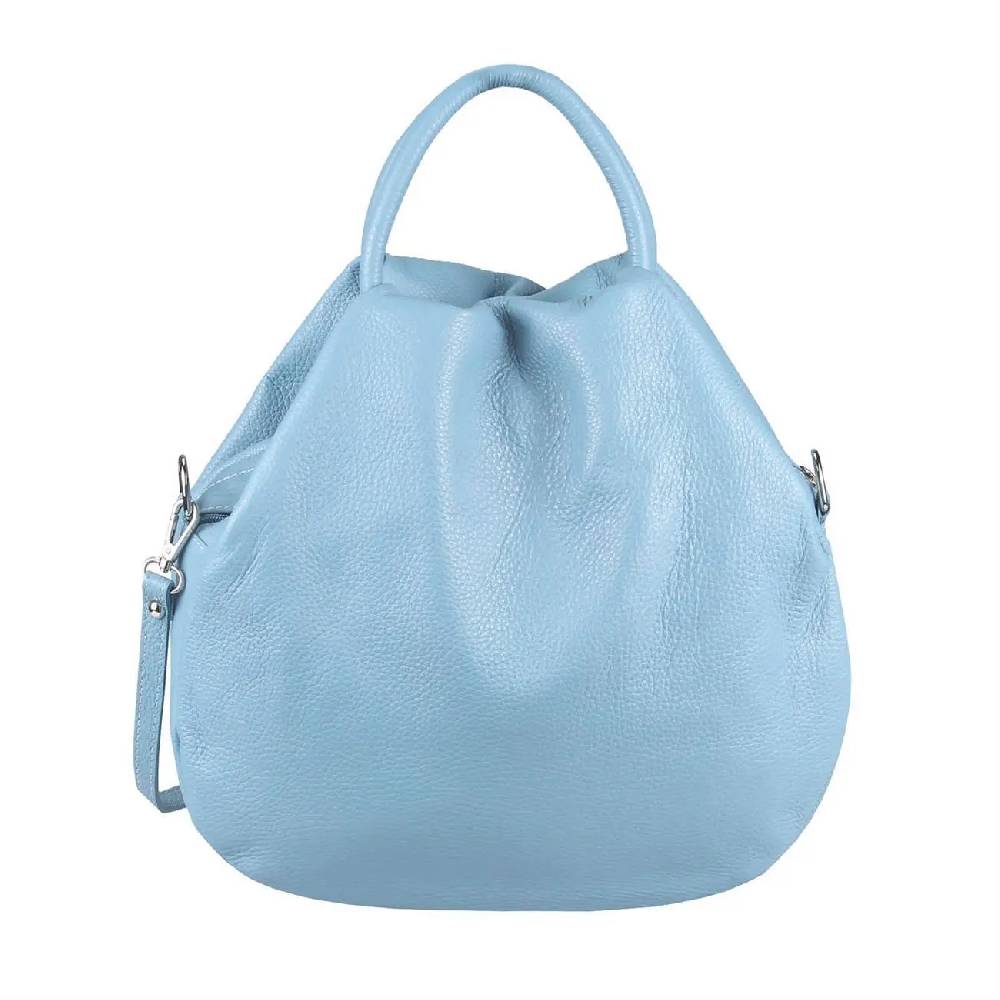 OBC Made In Italy Damen Ledertasche Hobo Bag Shopper Handtasche Umhängetasche Schultertasche Beuteltasche IT11