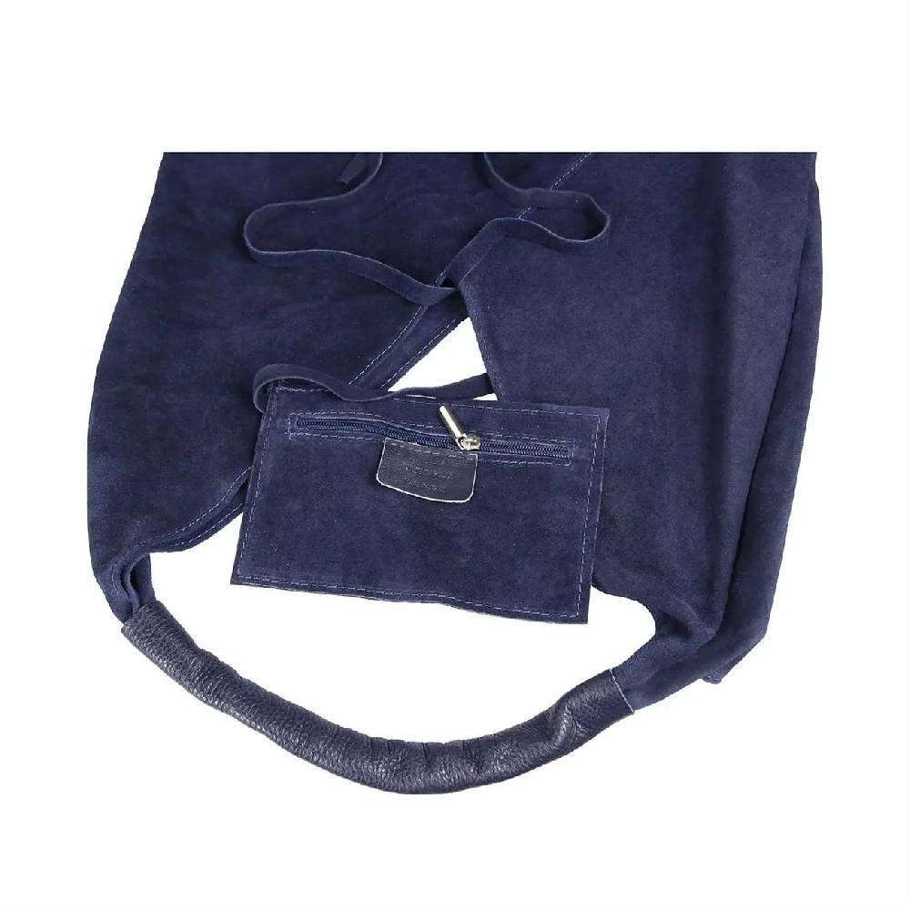 OBC Made In Italy Damen XXL Leder Tasche Handtasche Wildleder Shopper Schultertasche