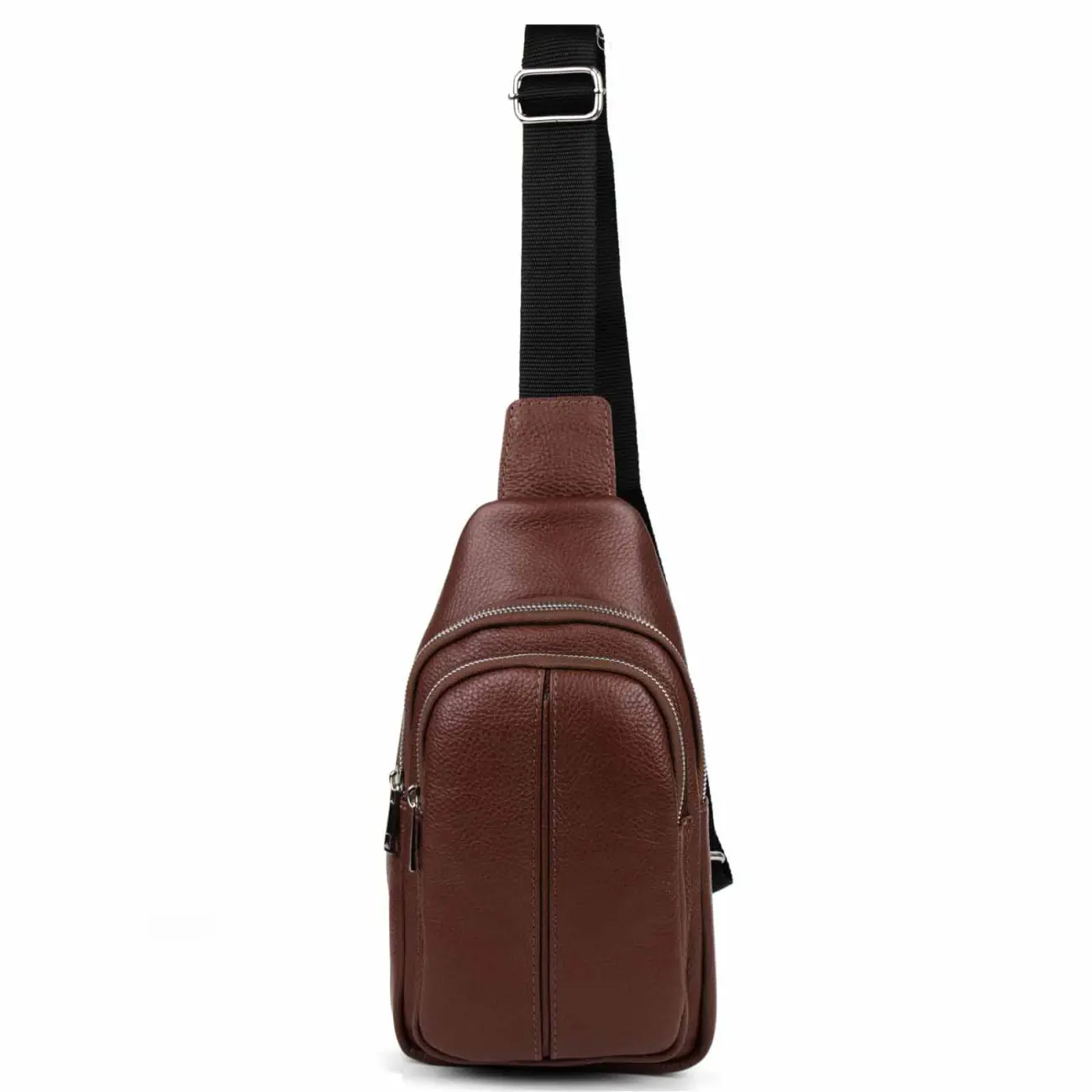 OBC MADE IN ITALY LEDER TASCHE Crossbody Bodybag Sling Rucksack Crossover Schultertasche Brusttasche Umhängetasche Bag Damen Herren Unisex