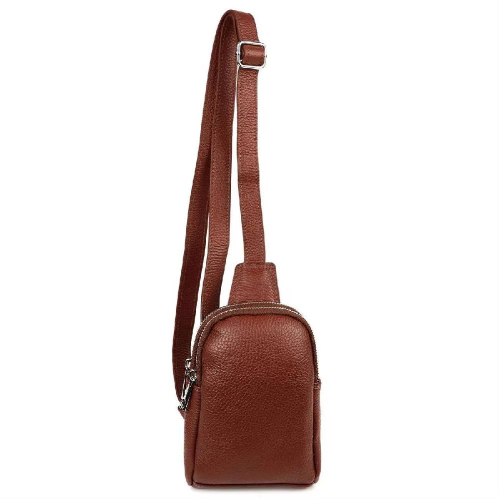 OBC MADE IN ITALY LEDER TASCHE Crossbody Bodybag Sling Rucksack Crossover Schultertasche Brusttasche Umhängetasche Bag Damen Herren Unisex