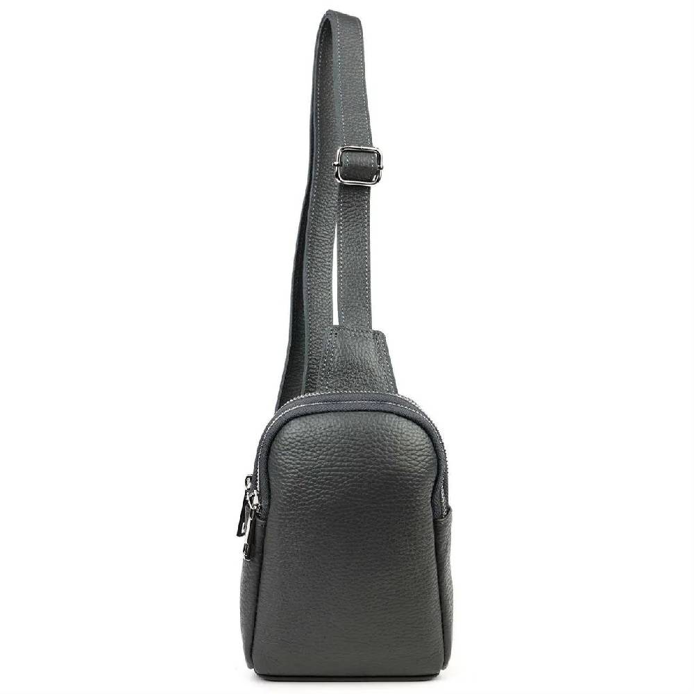 OBC MADE IN ITALY LEDER TASCHE Crossbody Bodybag Sling Rucksack Crossover Schultertasche Brusttasche Umhängetasche Bag Damen Herren Unisex