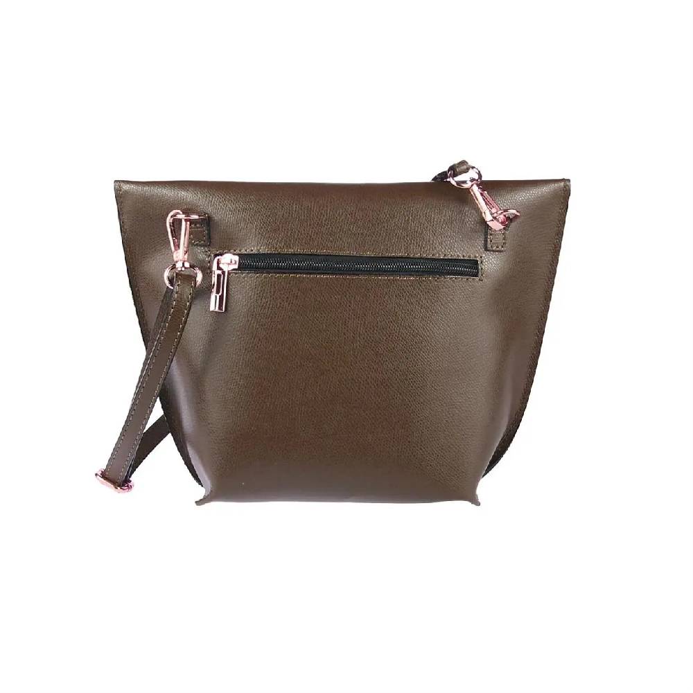 OBC Made In Italy Ledertasche Schultertasche Umhängetasche Borsetta Schmucktasche Handtasche Henkeltasche Fransentasche