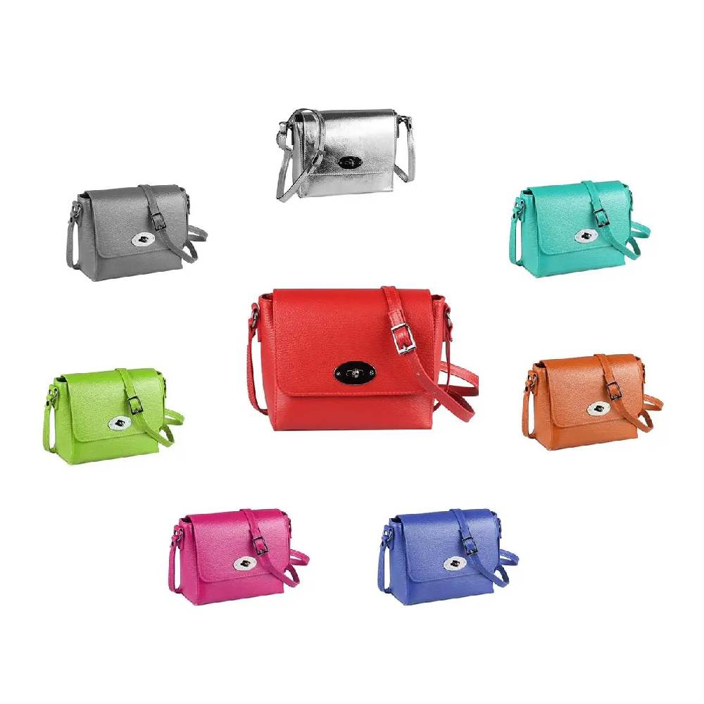 OBC Made in Italy Umhängetasche Ketten Tasche Abendtasche Handtasche Clutch Henkeltasche Überschlagtasche