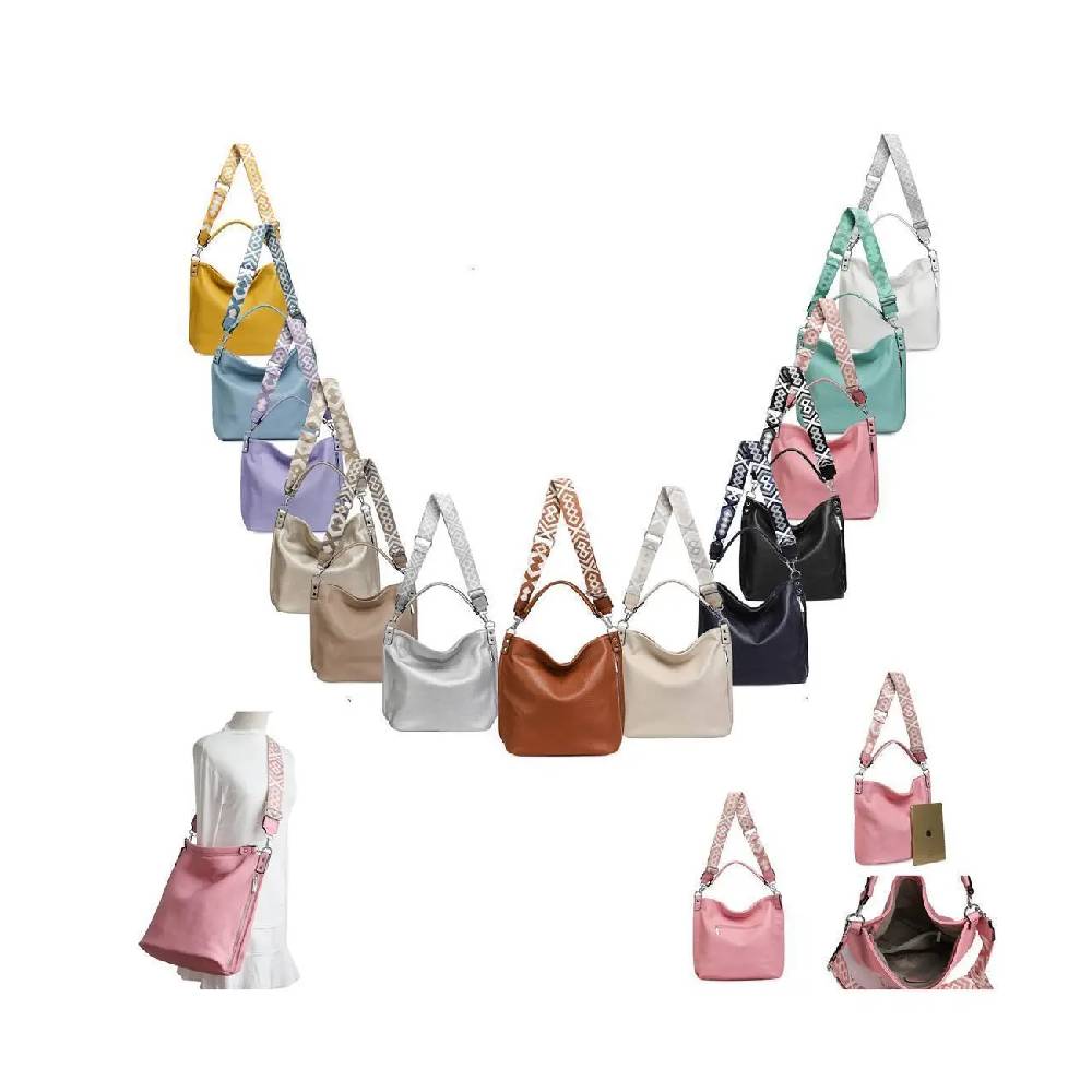 OBC XXL Damen Tasche mit 2 Gürtel Shopper Schultertasche Umhängetasche Hobo Bag Reisetasche Handtasche für Schule Freizeit Beuteltasche Urlaub Weekender Leder Optik