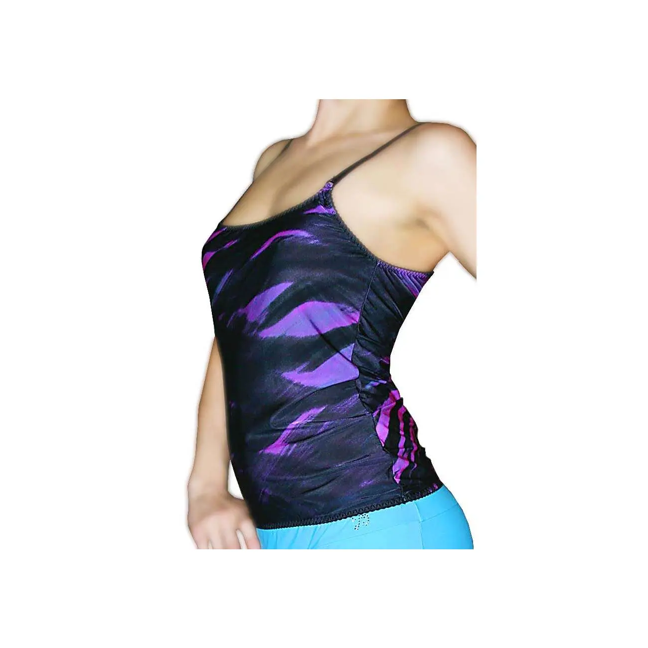 Rarität DAMEN ROBERTO CAVALLI Party Tank TOP Shirt GlaMouR Oberteil Unterhemd Spitze S/M