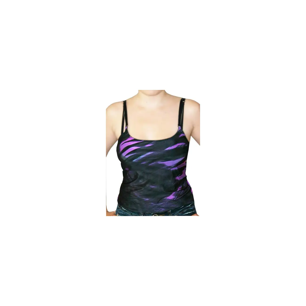 Rarität DAMEN ROBERTO CAVALLI Party Tank TOP Shirt GlaMouR Oberteil Unterhemd Spitze S/M